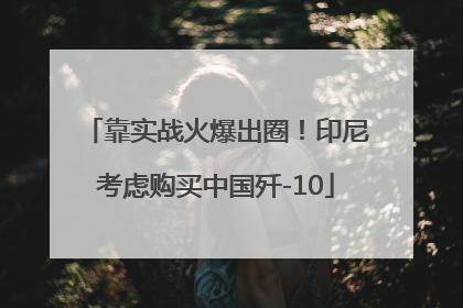 靠实战火爆出圈！印尼考虑购买中国歼-10