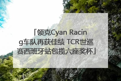 领克Cyan Racing车队再获佳绩 TCR世巡赛西班牙站包揽六座奖杯