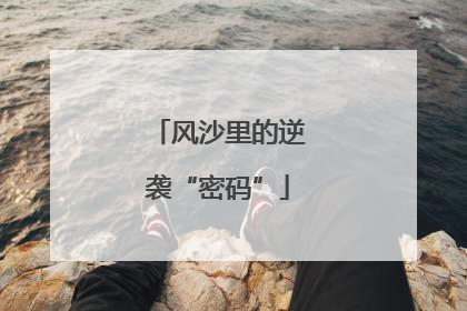 风沙里的逆袭“密码”