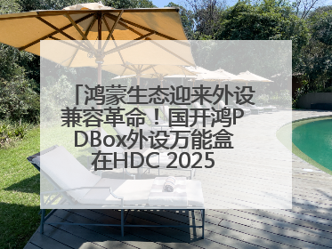 鸿蒙生态迎来外设兼容革命！国开鸿PDBox外设万能盒在HDC 2025大放异彩