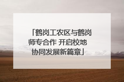 鹤岗工农区与鹤岗师专合作 开启校地协同发展新篇章
