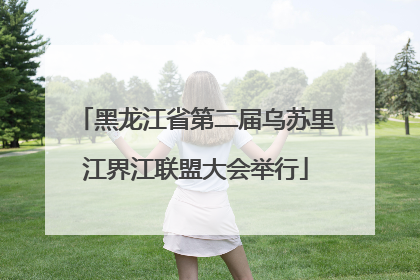 黑龙江省第二届乌苏里江界江联盟大会举行
