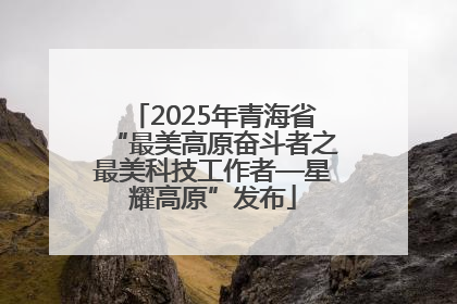 2025年青海省“最美高原奋斗者之最美科技工作者—星耀高原”发布