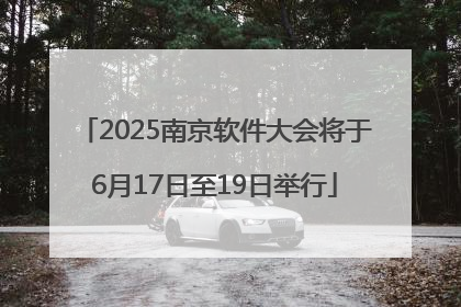2025南京软件大会将于6月17日至19日举行