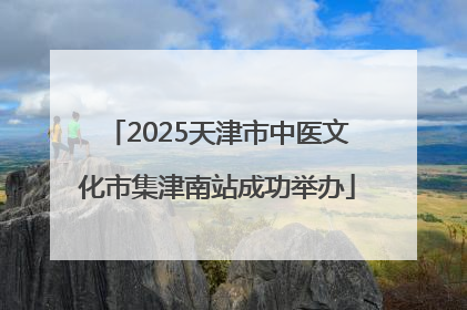 2025天津市中医文化市集津南站成功举办