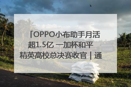 OPPO小布助手月活超1.5亿 一加杯和平精英高校总决赛收官｜通讯Plus·早报